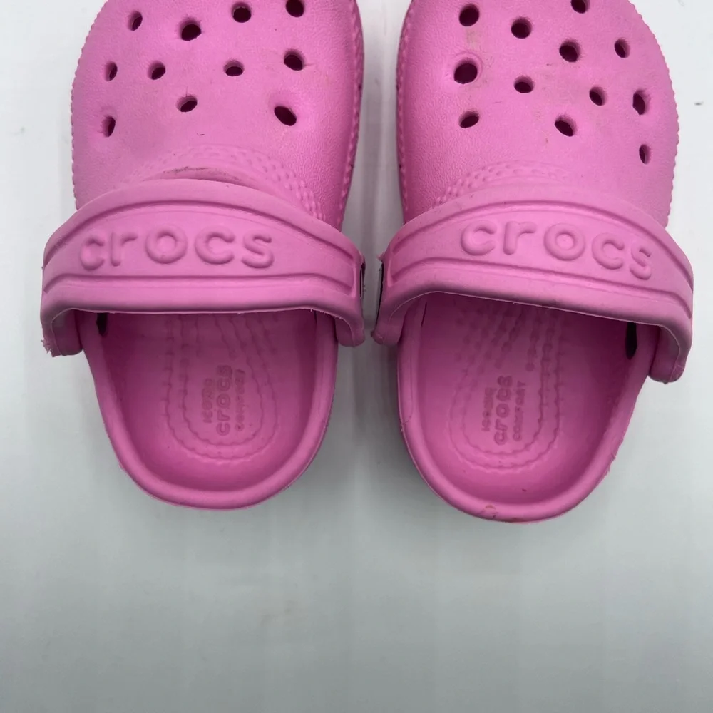 CROCS Pink Water Shoes with Perforated Design
